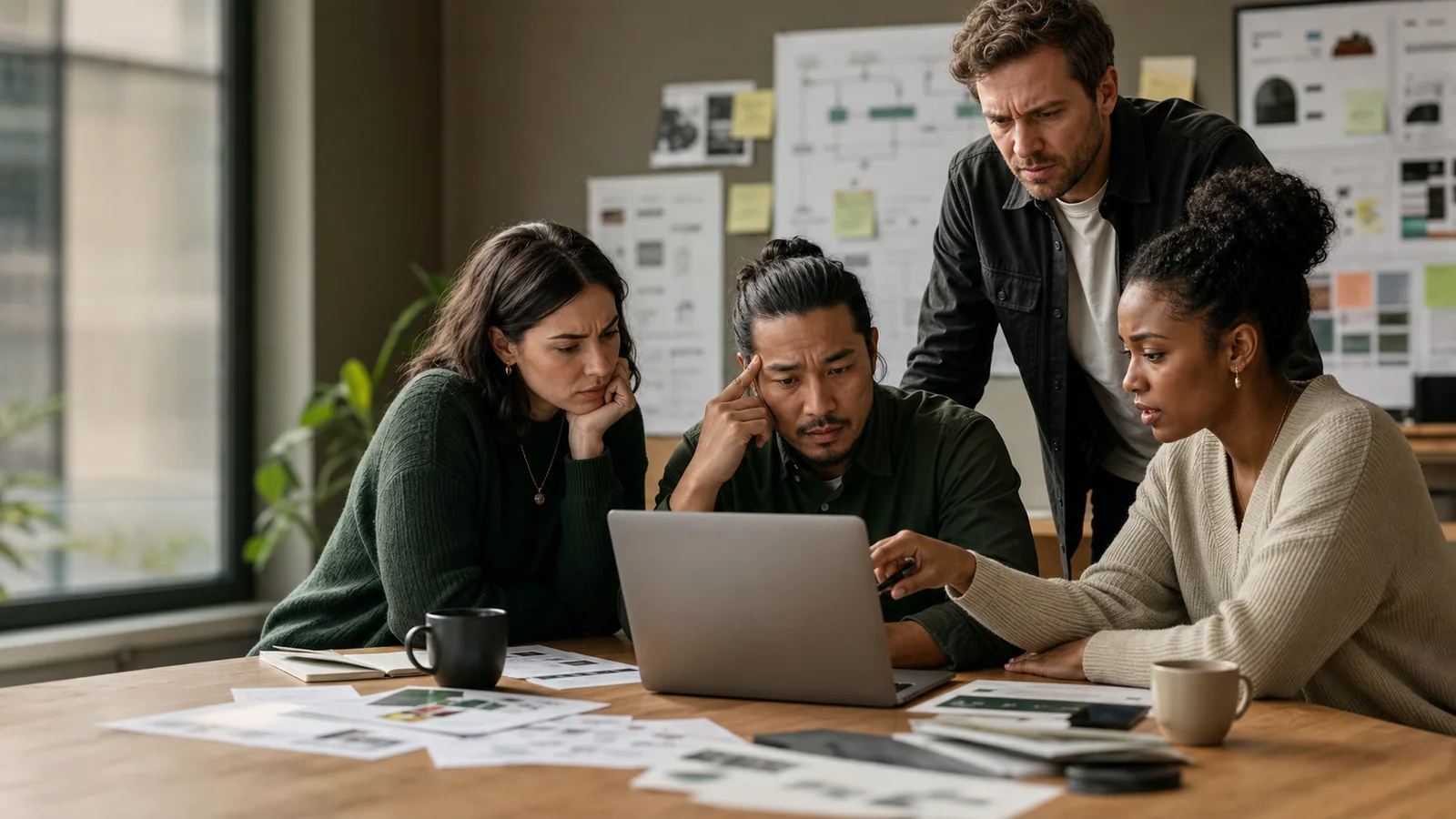 A brand marketing team frustrated by a complicated email workflow
